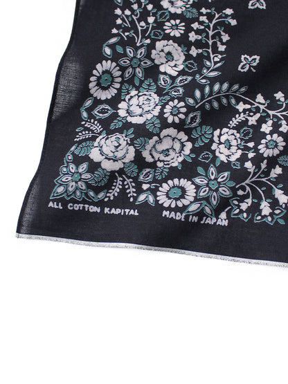 Kapital Fastcolor Selvedge Bandana (Churchill Garden) 15x15