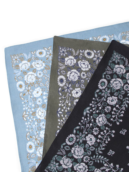 Kapital Fastcolor Selvedge Bandana (Churchill Garden) 15x15