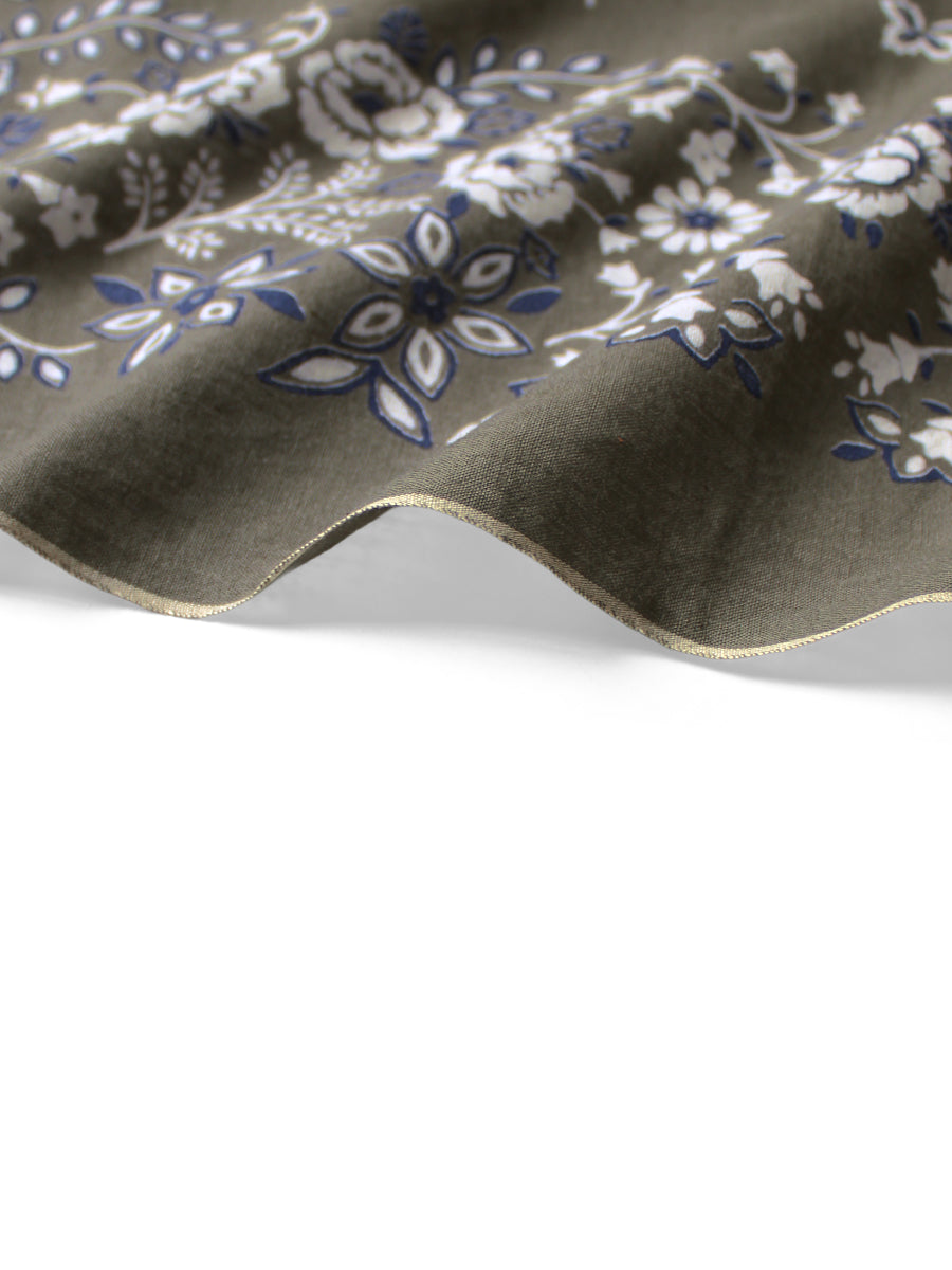 Kapital Fastcolor Selvedge Bandana (Churchill Garden) 30x30