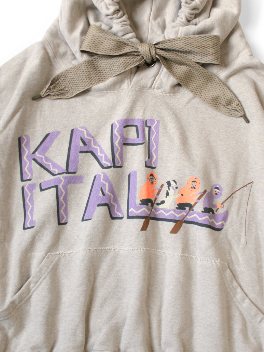 Kapital Top Fleece Devil Hoodie (Canoe Kapital Print)