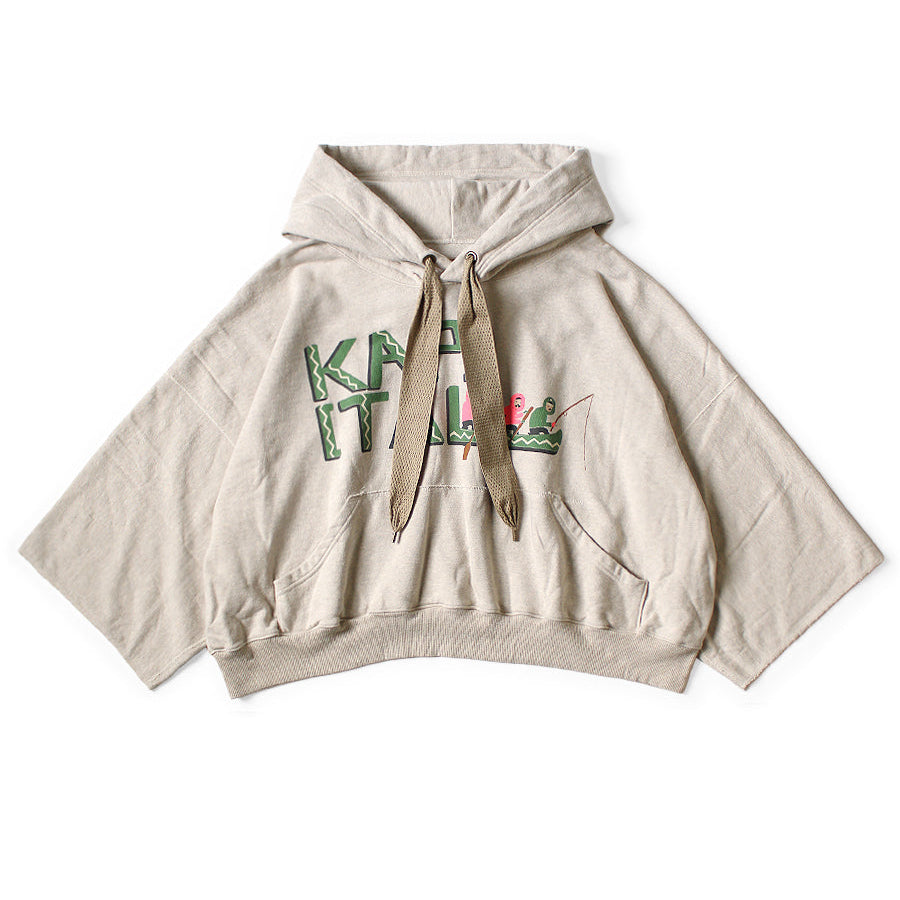 Kapital Top Fleece Devil Hoodie (Canoe Kapital Print)