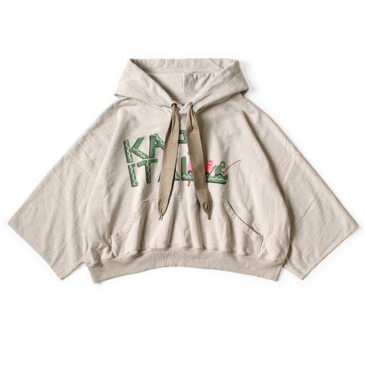 Kapital Top Fleece Devil Hoodie (Canoe Kapital Print)