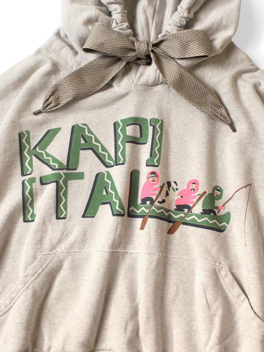 Kapital Top Fleece Devil Hoodie (Canoe Kapital Print)