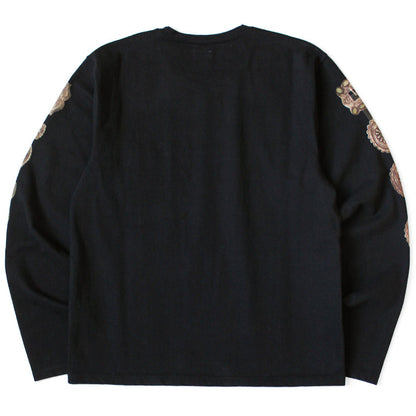 Kapital High-Density Jersey Crew Pocket Long Sleeve T-Shirt (Concho Belt Sleeve)