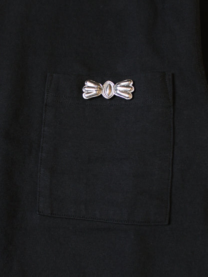 Kapital High-Density Jersey Crew Pocket Long Sleeve T-Shirt (Concho Belt Sleeve)