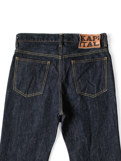 Kapital 14oz Denim 5P Apron-Skouser Flare Pants