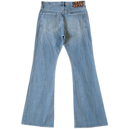 Kapital 14oz Denim 5P Apron-Skouser Bootcut Pants (Processed)