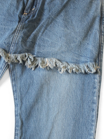 Kapital 14oz Denim 5P Apron-Skouser Bootcut Pants (Processed)