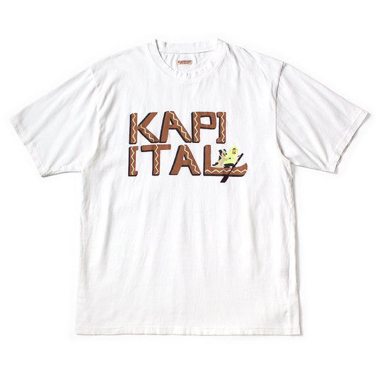 Kapital Jersey Crew T-Shirt (Canoe Kapital Print)