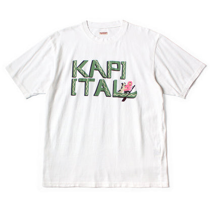 Kapital Jersey Crew T-Shirt (Canoe Kapital Print)