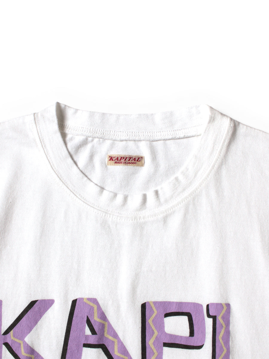 Kapital Jersey Crew T-Shirt (Canoe Kapital Print)