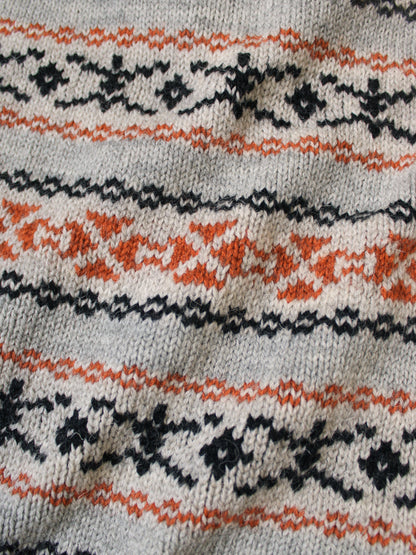 Kapital 3G Wool Yellowknife Fair Isle Half Zip Vest