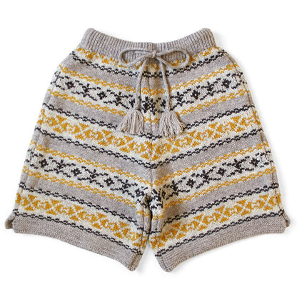 Kapital 3G Wool Yellowknife Fair Isle Shorts