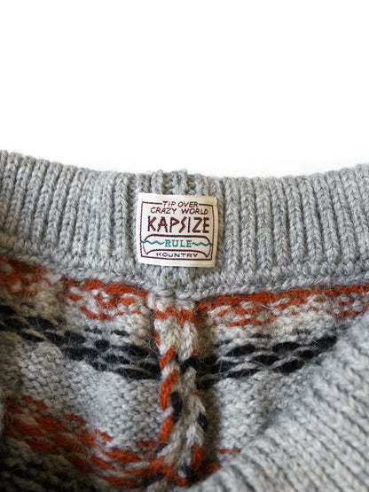 Kapital 3G Wool Yellowknife Fair Isle Shorts