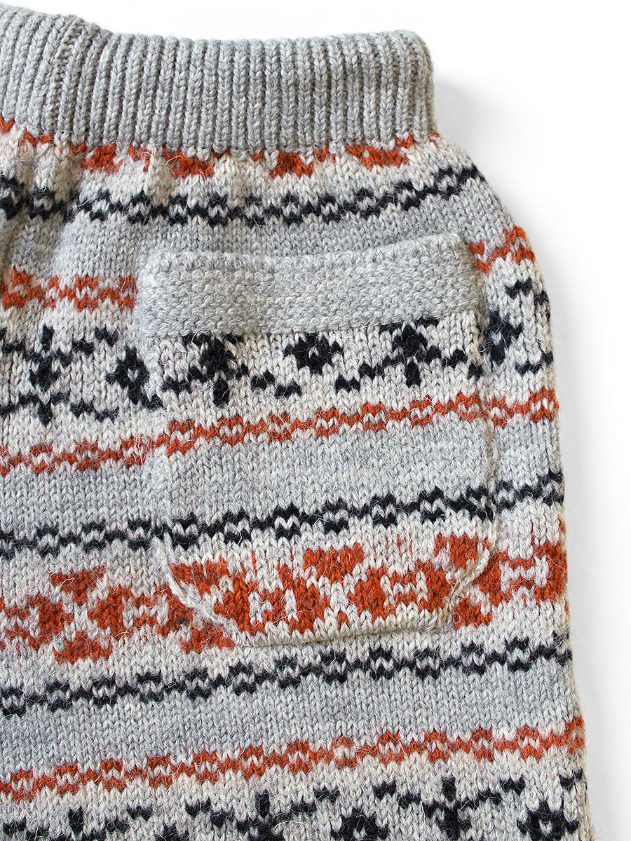 Kapital 3G Wool Yellowknife Fair Isle Shorts