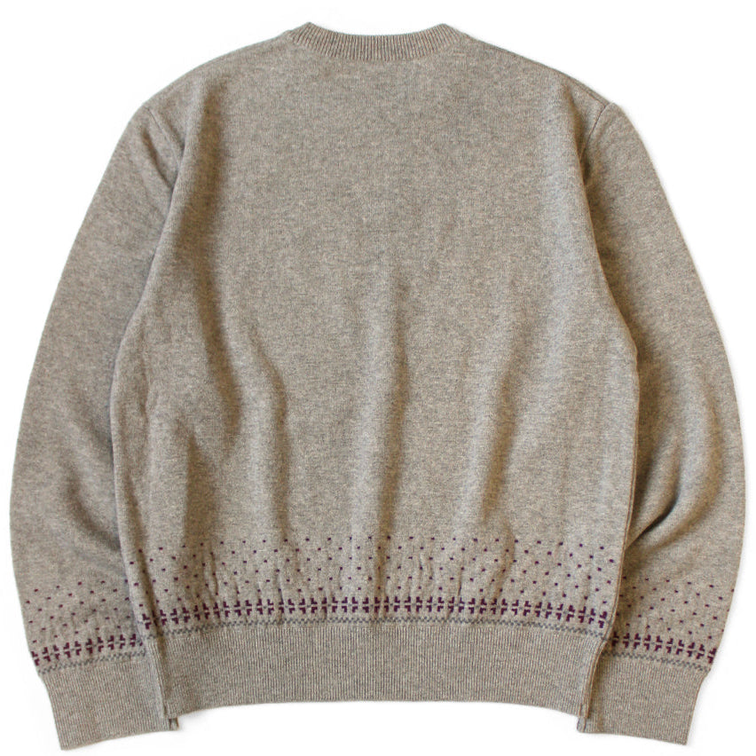 Kapital 12G Wool Crew Neck Sweater (Fly Goose)