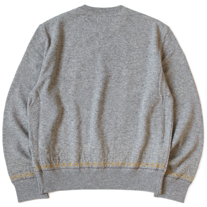 Kapital 12G Wool Crew Neck Sweater (Fly Goose)