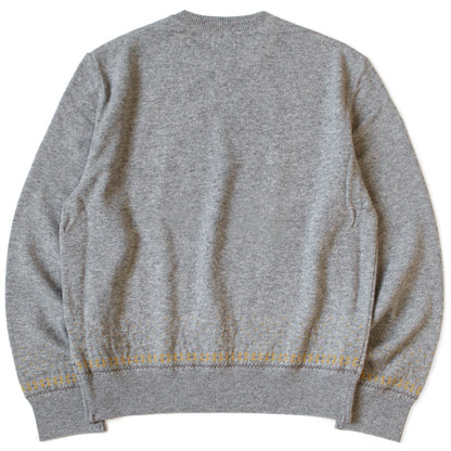 Kapital 12G Wool Crew Neck Sweater (Fly Goose)