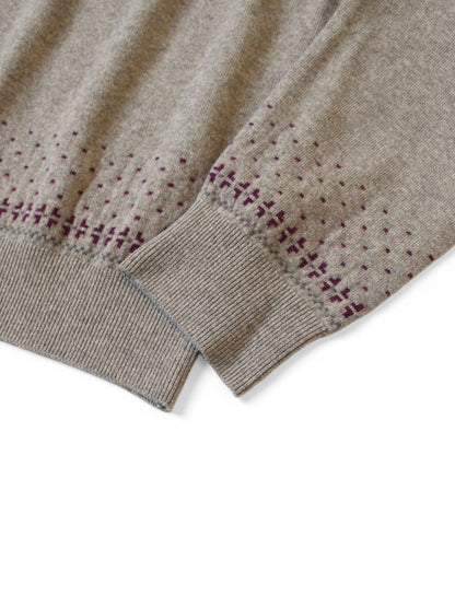 Kapital 12G Wool Crew Neck Sweater (Fly Goose)