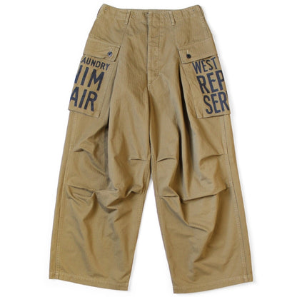 Kapital Herringbone Jumbo Monkey Pants (Factory Repair Print & Embroidery)