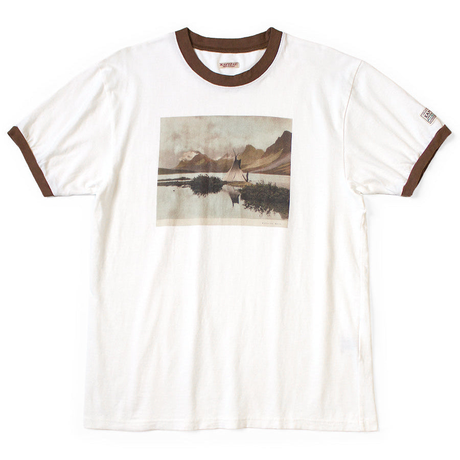 Kapital Jersey Ringer T-Shirt (Yellowknife Print)