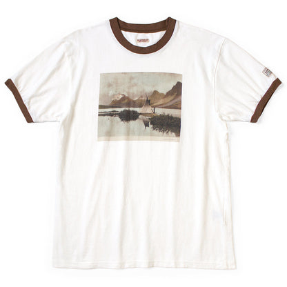 Kapital Jersey Ringer T-Shirt (Yellowknife Print)