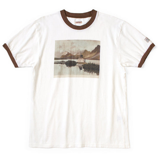 Kapital Jersey Ringer T-Shirt (Yellowknife Print)
