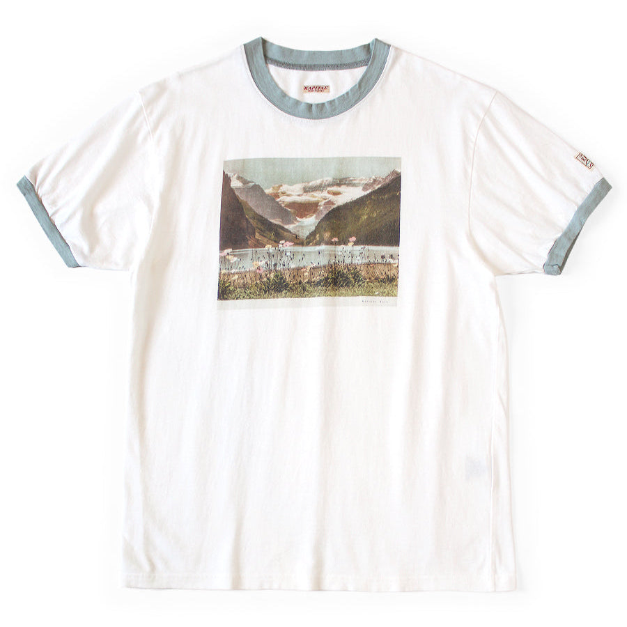 Kapital Jersey Ringer T-Shirt (Churchill Lake Print)