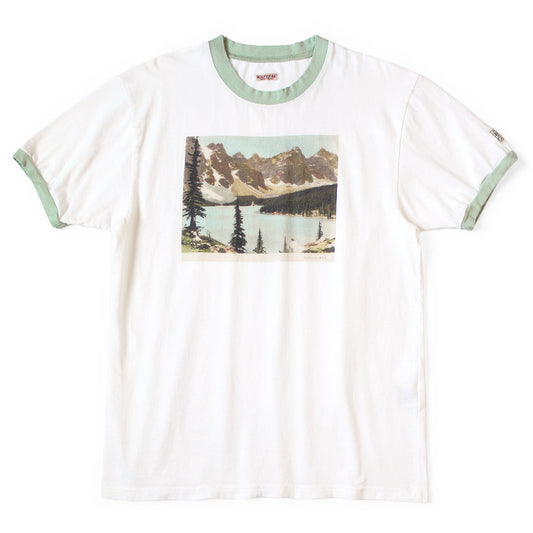 Kapital Jersey Ringer T-Shirt (Sambo Lake Print)