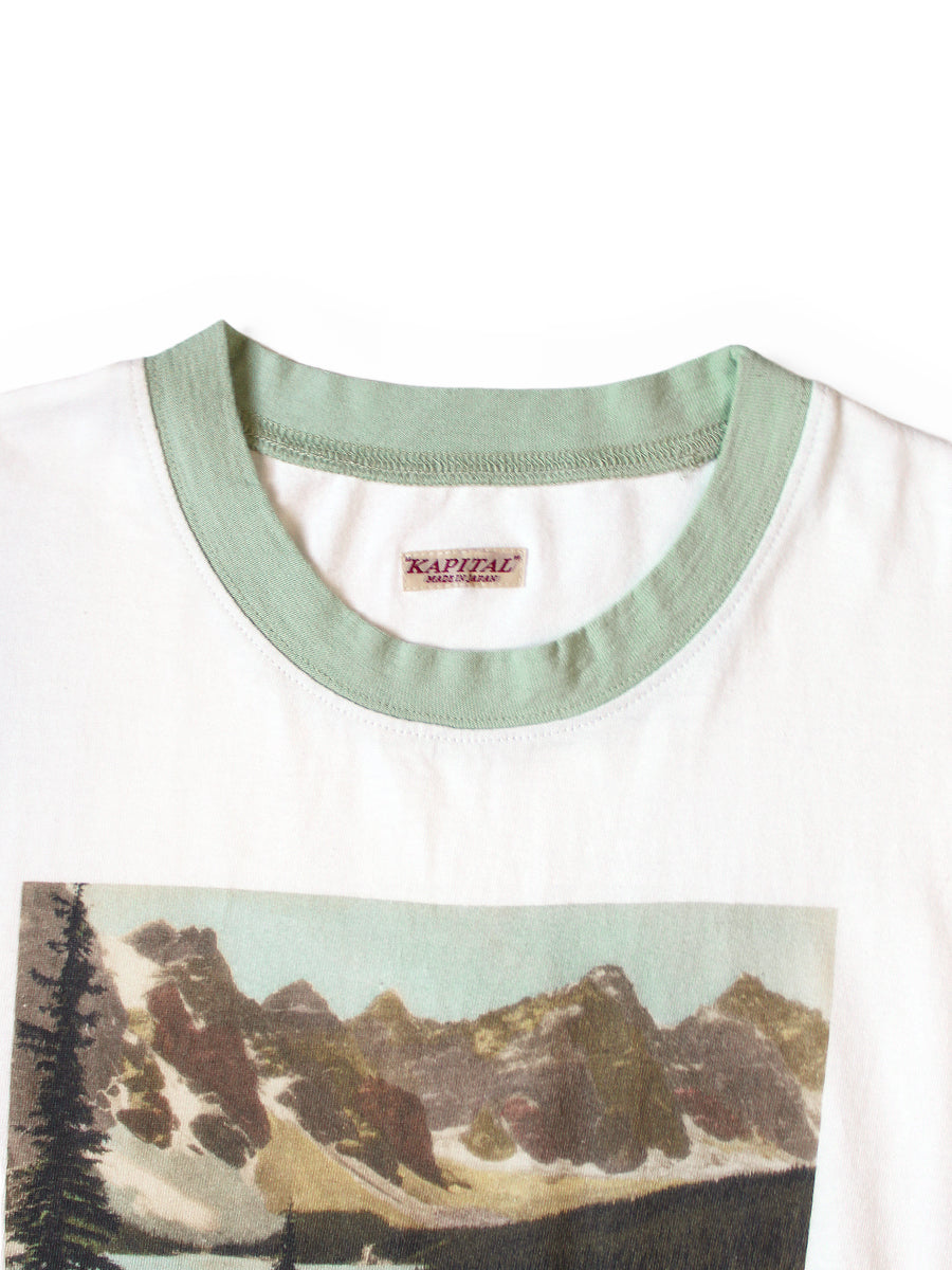 Kapital Jersey Ringer T-Shirt (Sambo Lake Print)