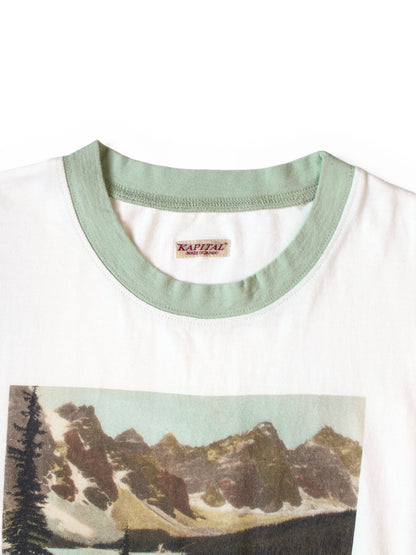 Kapital Jersey Ringer T-Shirt (Sambo Lake Print)