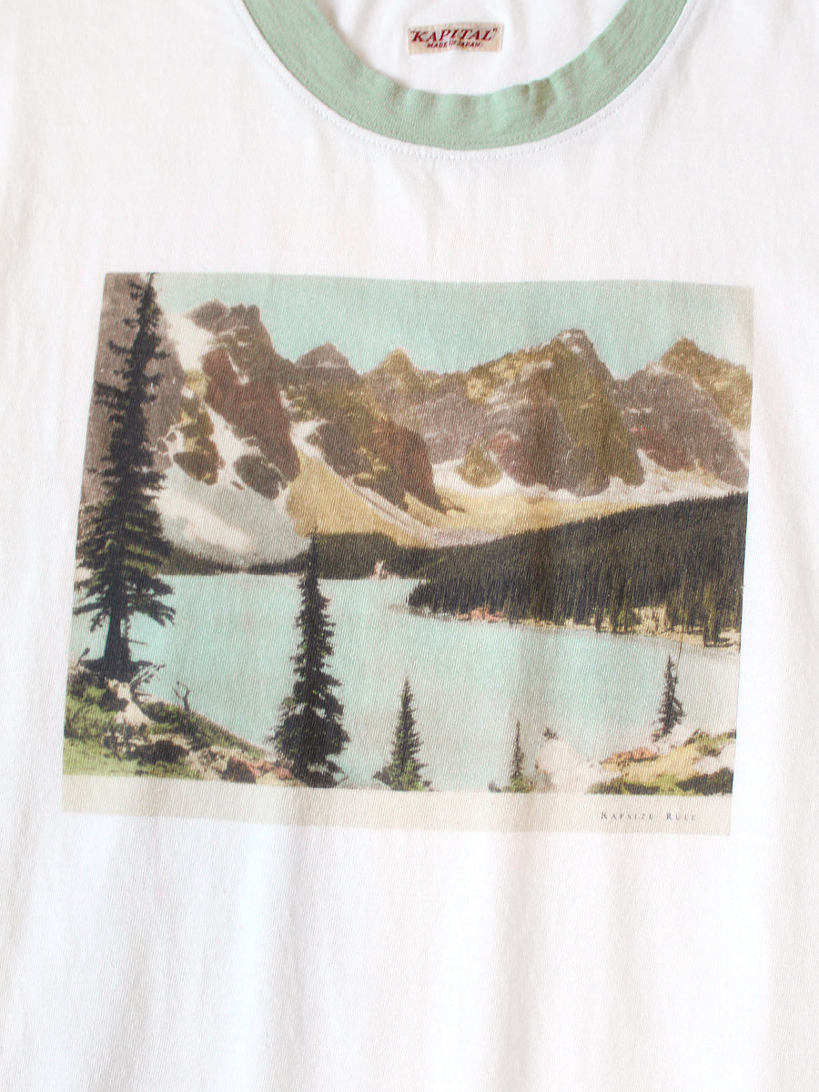 Kapital Jersey Ringer T-Shirt (Sambo Lake Print)