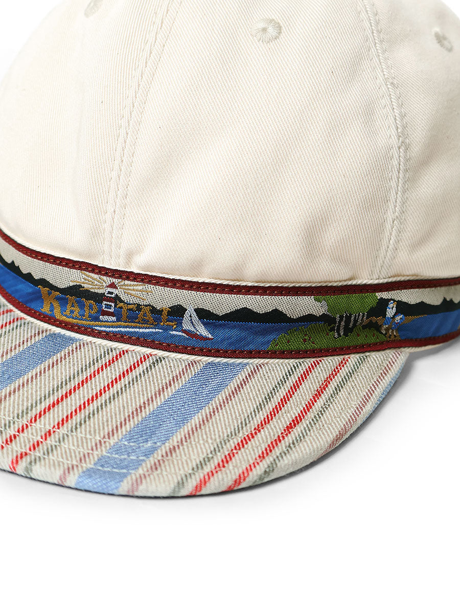 Kapital Mura Chino Brim Field Cap (Guiding Light)