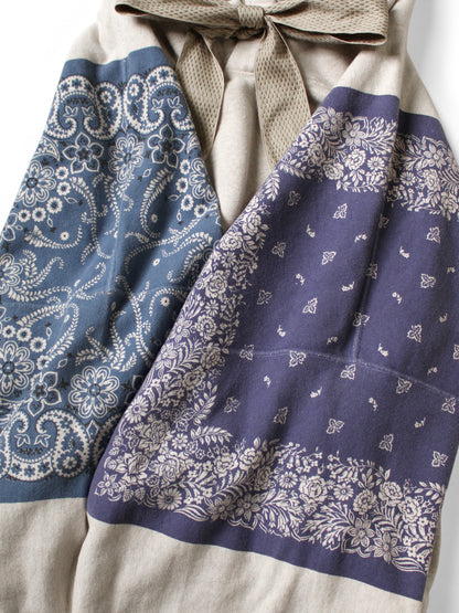 Kapital Top Fleece Bandana Devil Hoodie