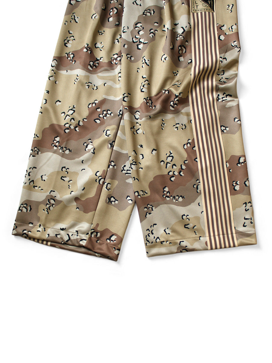 Kapital Smooth Jersey Chocolate Chip Camo Baggy Track Pants