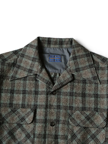 Kapital Wool Check Friend Pocket Board Shirt