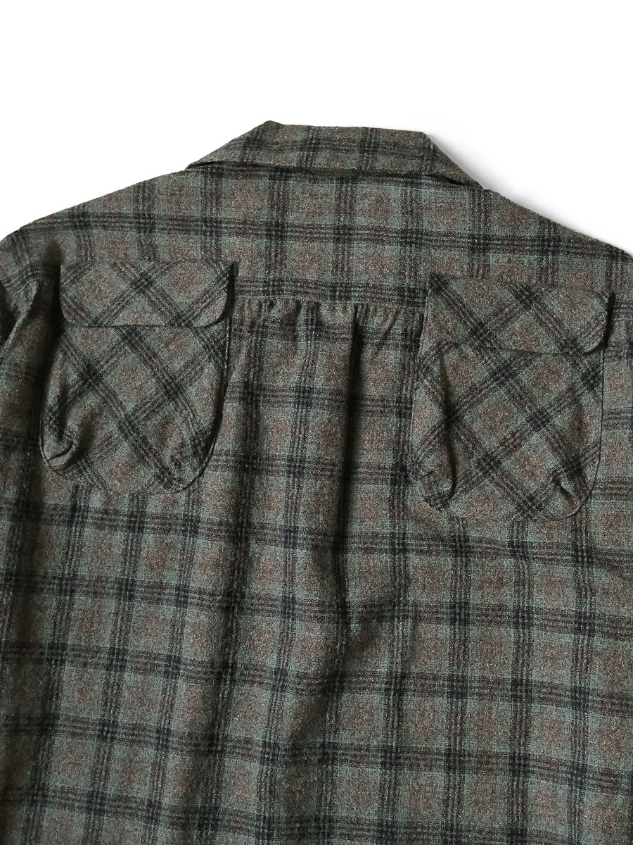 Kapital Wool Check Friend Pocket Board Shirt