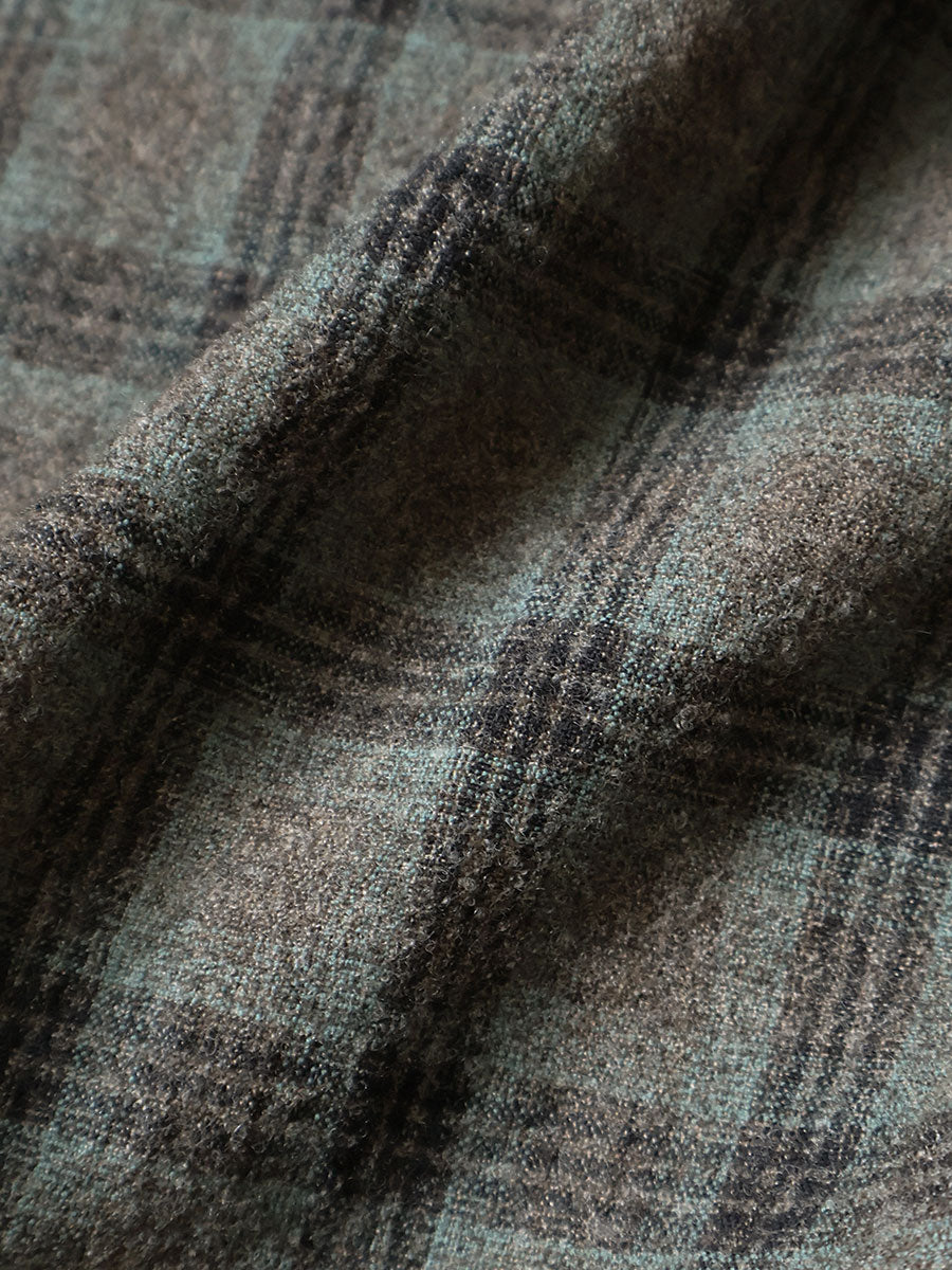 Kapital Wool Check Friend Pocket Board Shirt