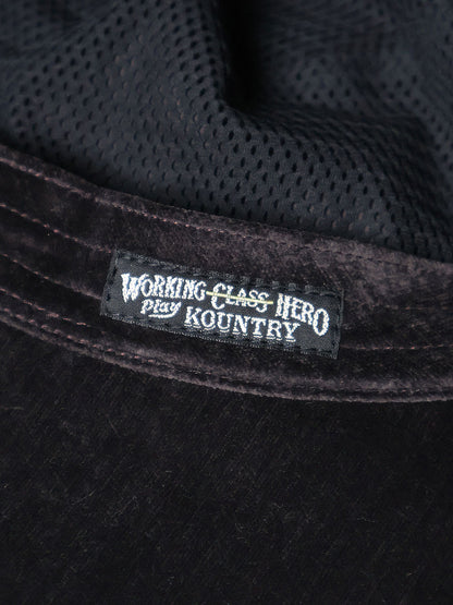 Kapital Velveteen Bucket Hat With Short Brim (Peckish Rainbowy)