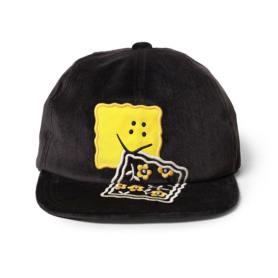 Kapital Velveteen Baseball Cap (Peckish Rainbowy Embroidery)