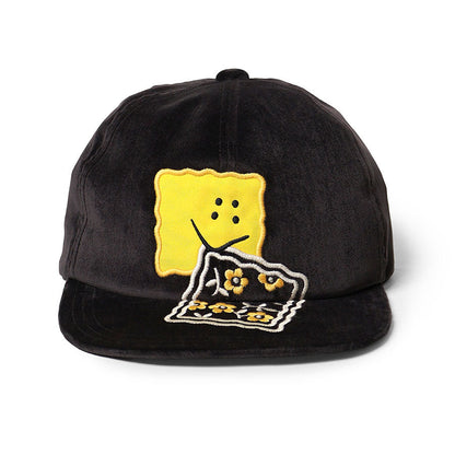 Kapital Velveteen Baseball Cap (Peckish Rainbowy Embroidery)