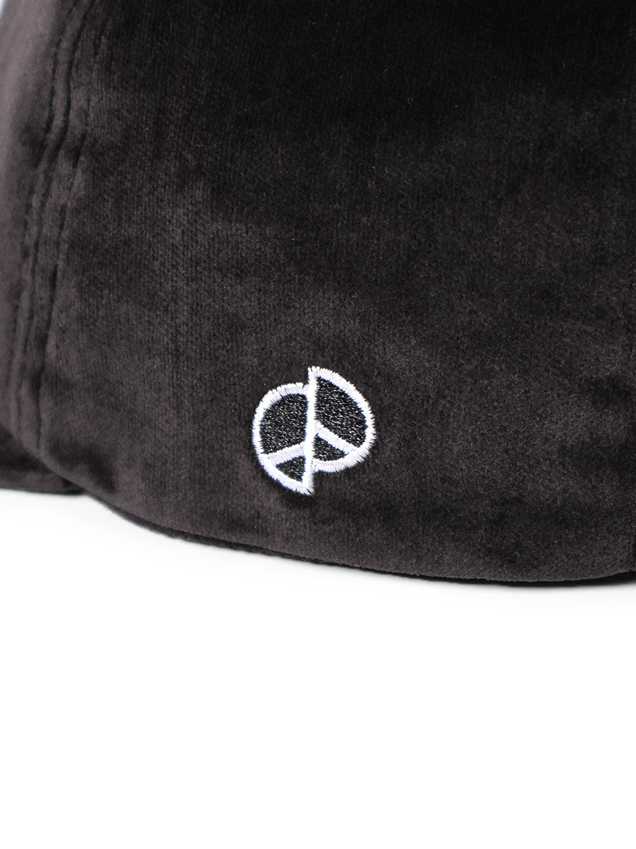 Kapital Velveteen Baseball Cap (Peckish Rainbowy Embroidery)