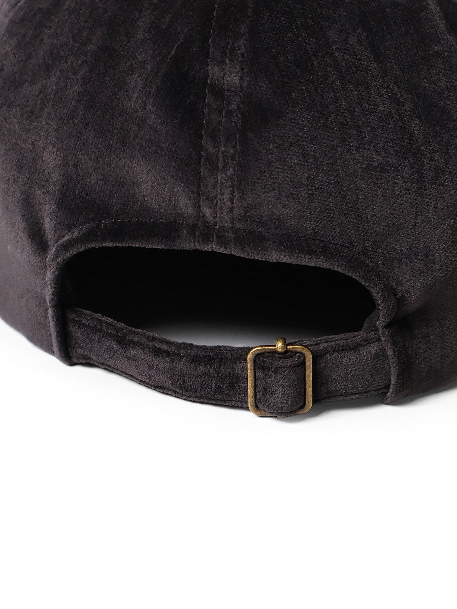 Kapital Velveteen Baseball Cap (Peckish Rainbowy Embroidery)