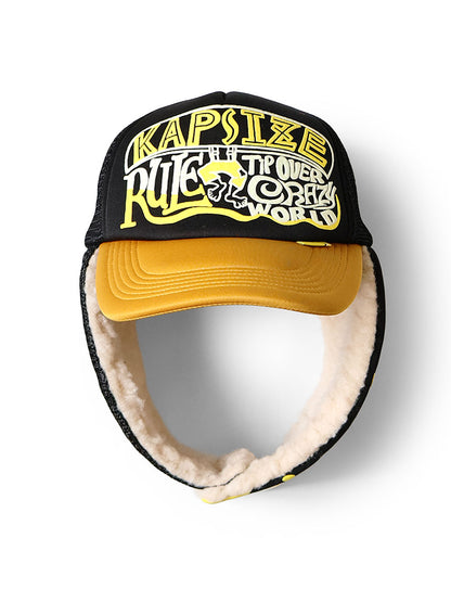 Kapital Kapsize Rule Print Lumber Trucker Cap