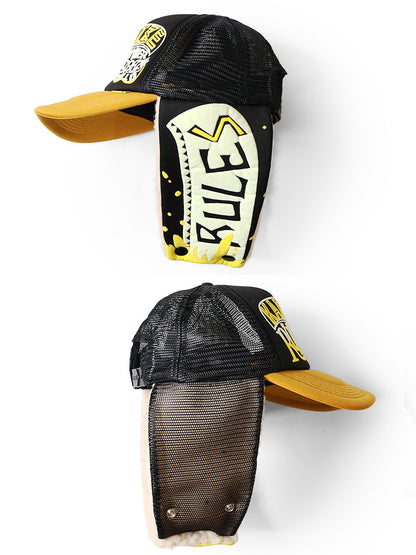 Kapital Kapsize Rule Print Lumber Trucker Cap