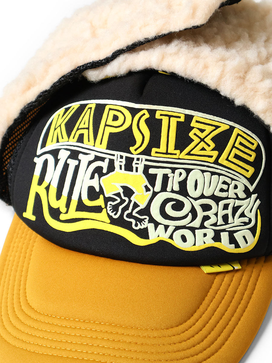 Kapital Kapsize Rule Print Lumber Trucker Cap