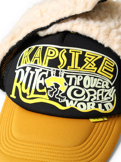 Kapital Kapsize Rule Print Lumber Trucker Cap