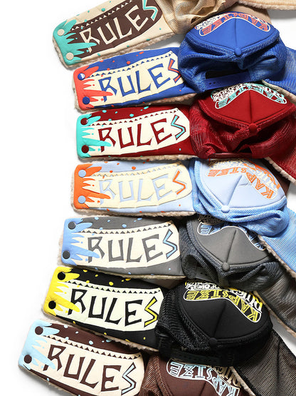 Kapital Kapsize Rule Print Lumber Trucker Cap