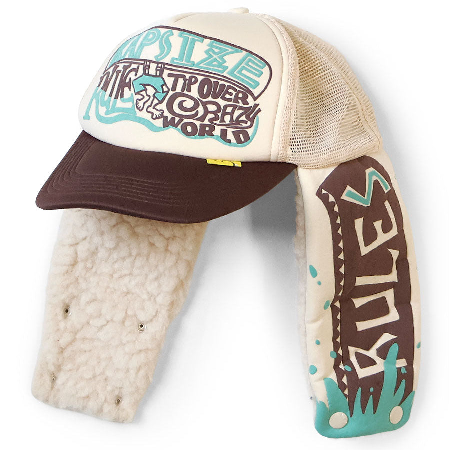 Kapital Kapsize Rule Print Lumber Trucker Cap