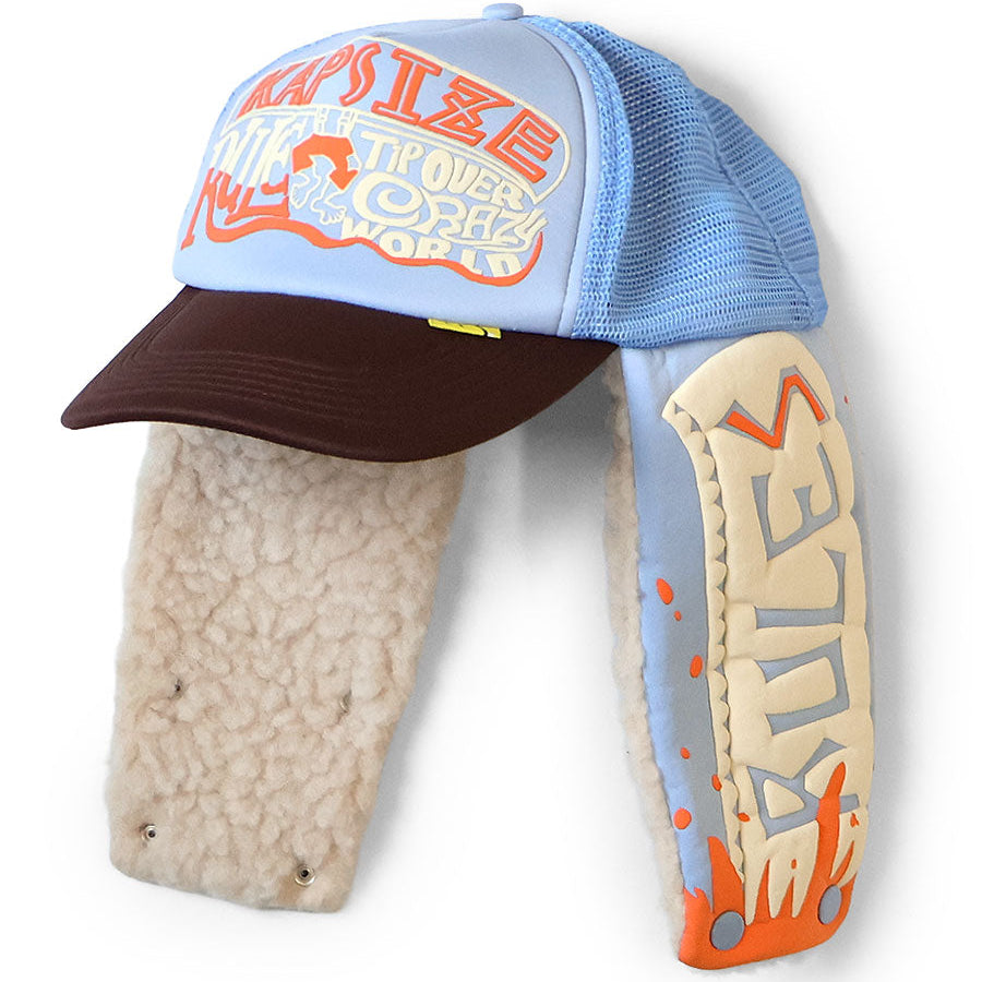 Kapital Kapsize Rule Print Lumber Trucker Cap